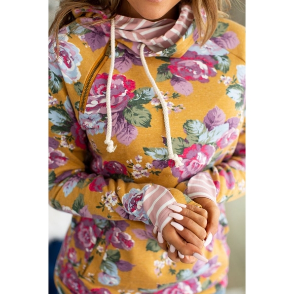 ampersand Sweaters - Ampersand double hooded sweater size XL